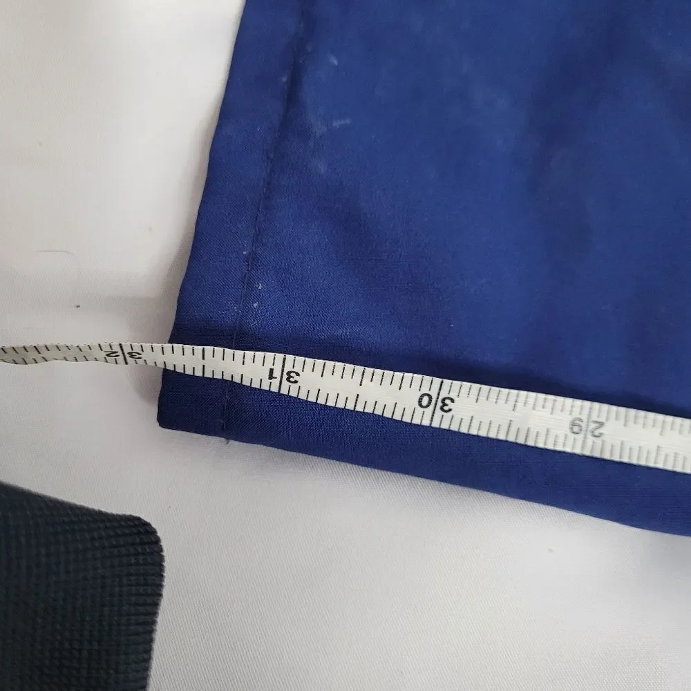 VINTAGE 80s blue gore-tex waterproof golf pants XL‎